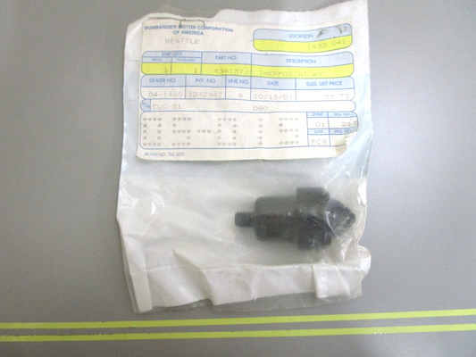*NEW OEM* 0750 OMC Johnson Evinrude THERMOSTAT AY 434137 0434137