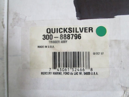 NEW OEM 300-888796 Mercury Quicksilver Trigger Assy 0820