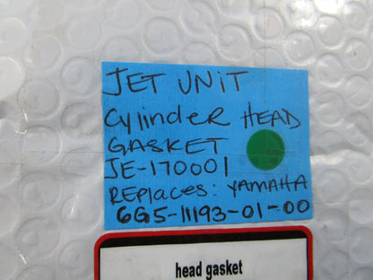 NEW JE-170001 Replaces: Yamaha 6G5-11193-01-0 Cylinder Head Gasket 0810