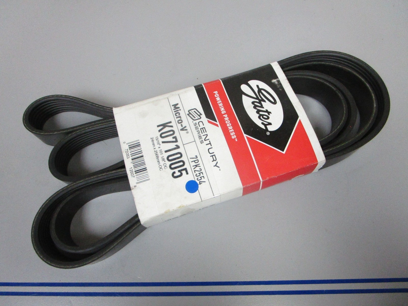 NEW K071005 Gates Micro-V 15/16" x 101 ⅛" Serpentine Belt 0720