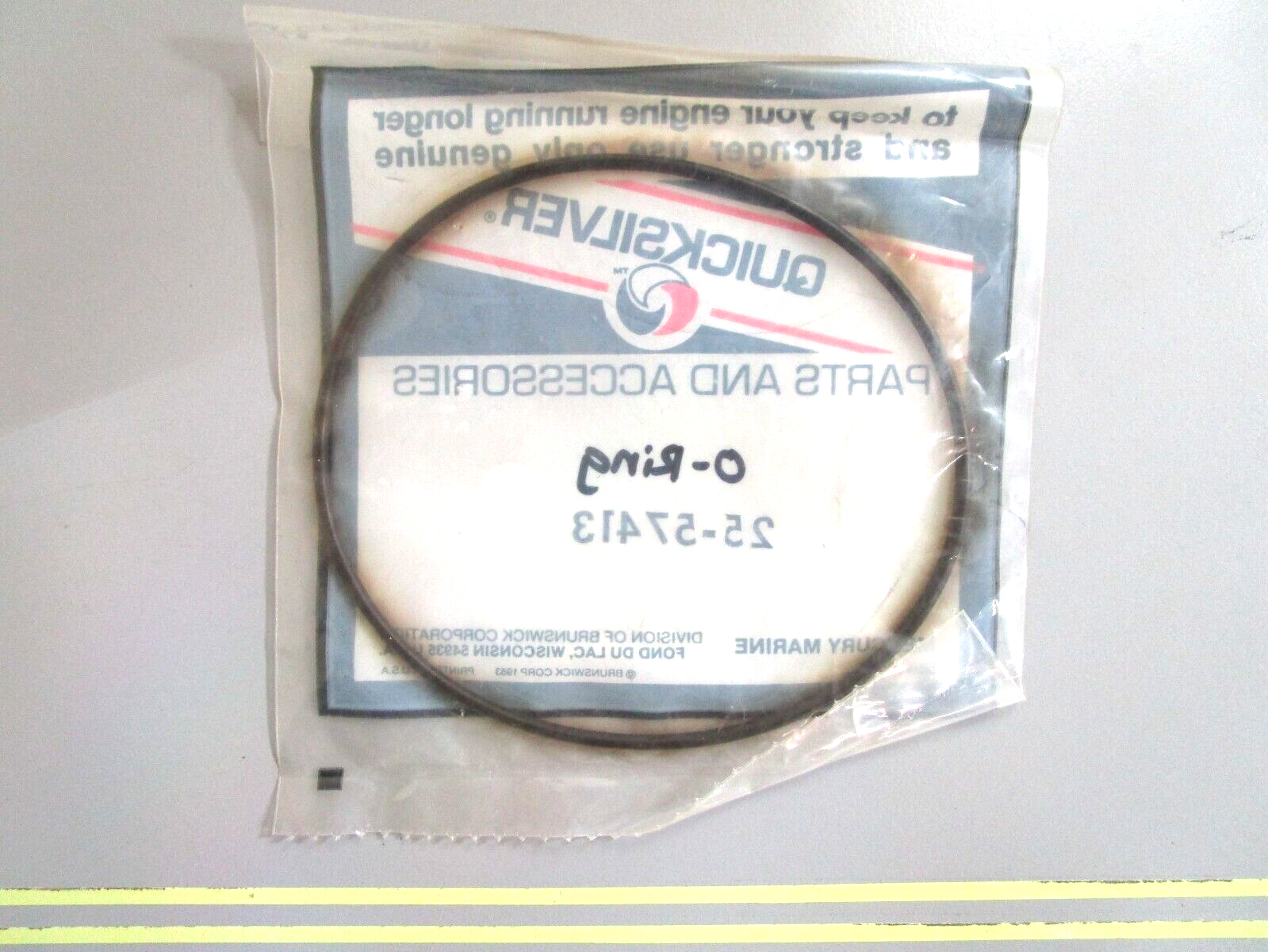 *NEW OEM* 0750 Mercury Quicksilver O-RING 25-57413