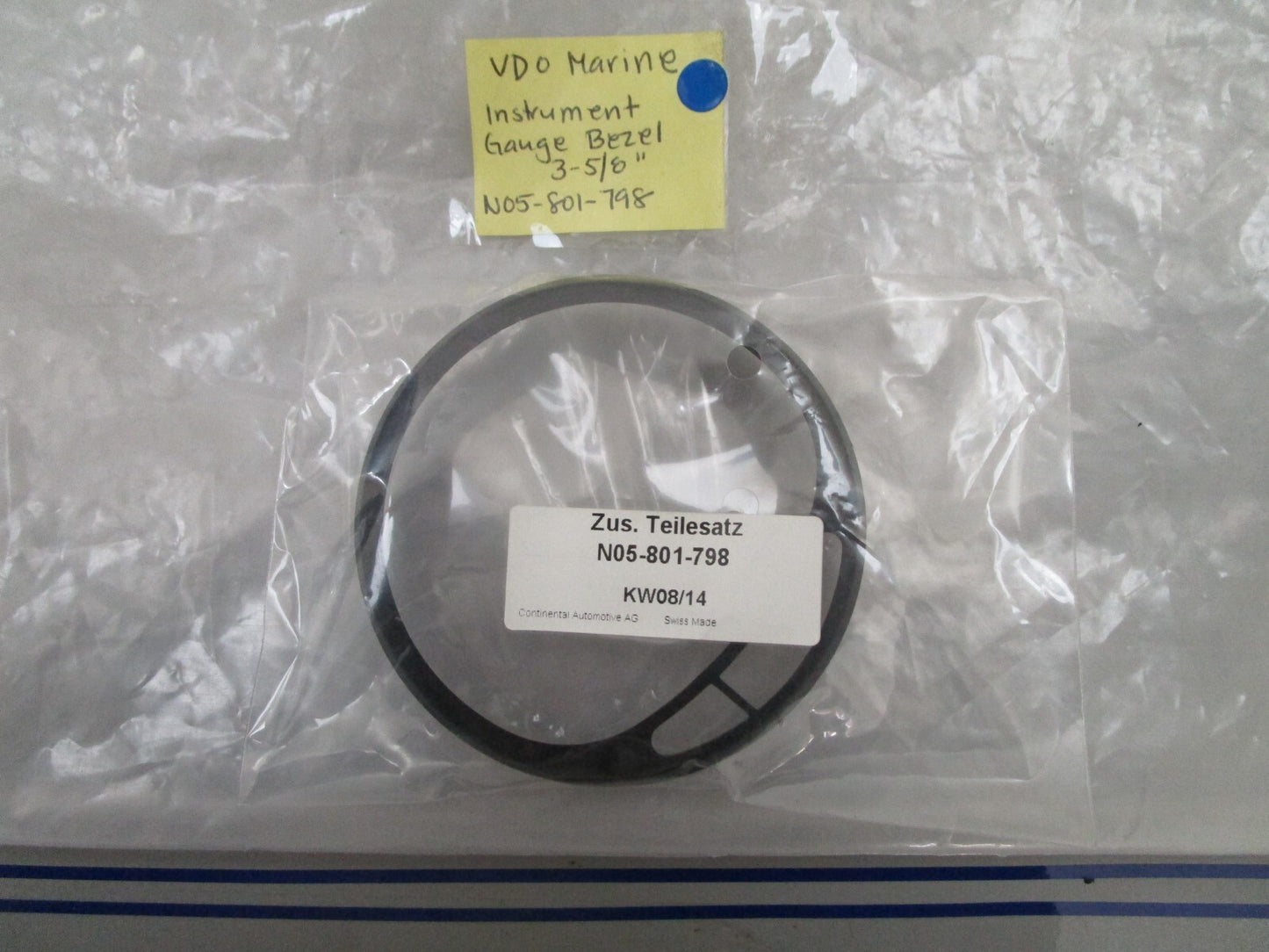 *NEW* 0810 VDO Marine Instrument Gauge Bezel 3-5/8" N05-801-798