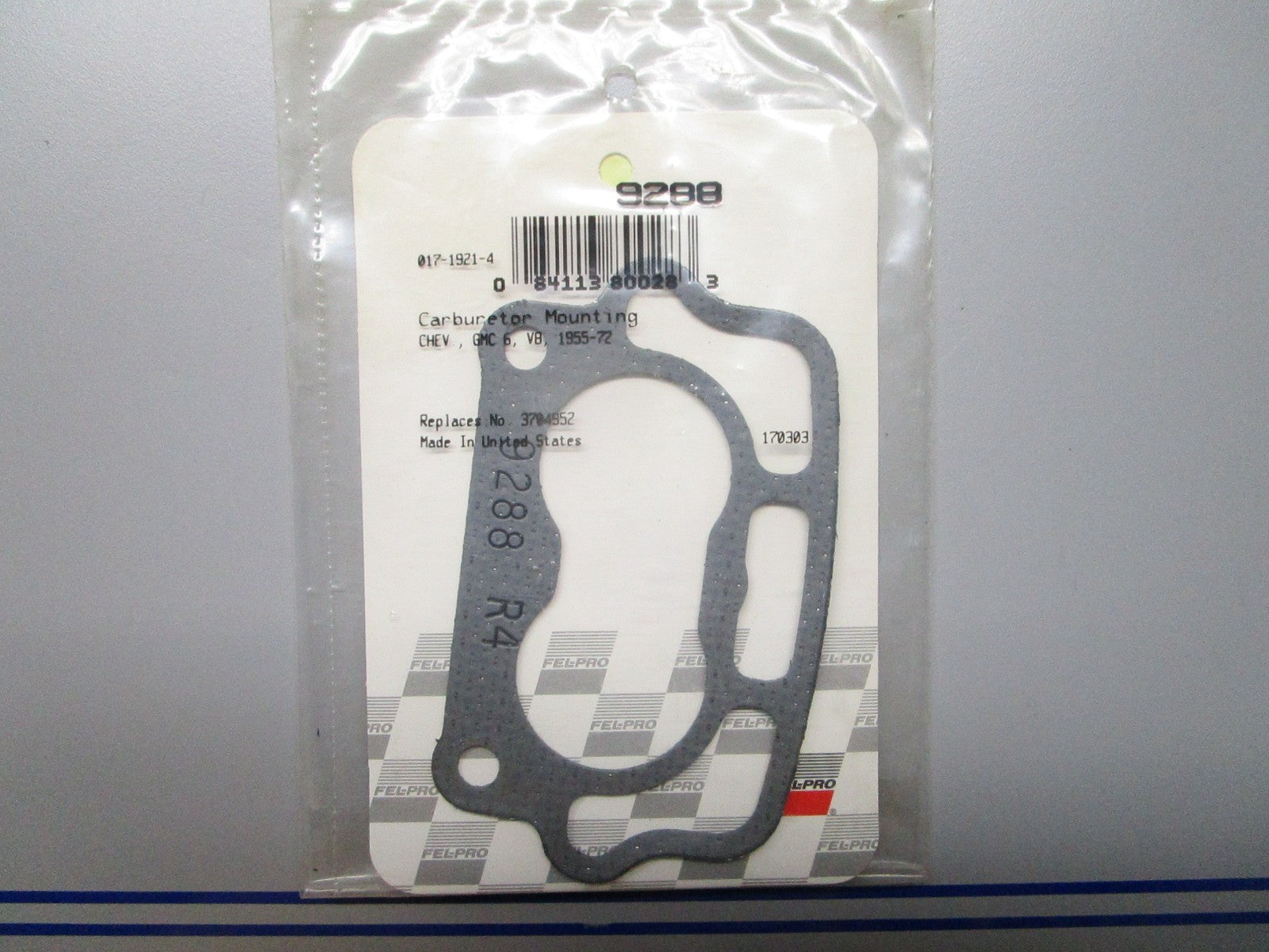 *NEW* 0810 Fel-Pro Carb Mounting Gasket 9288