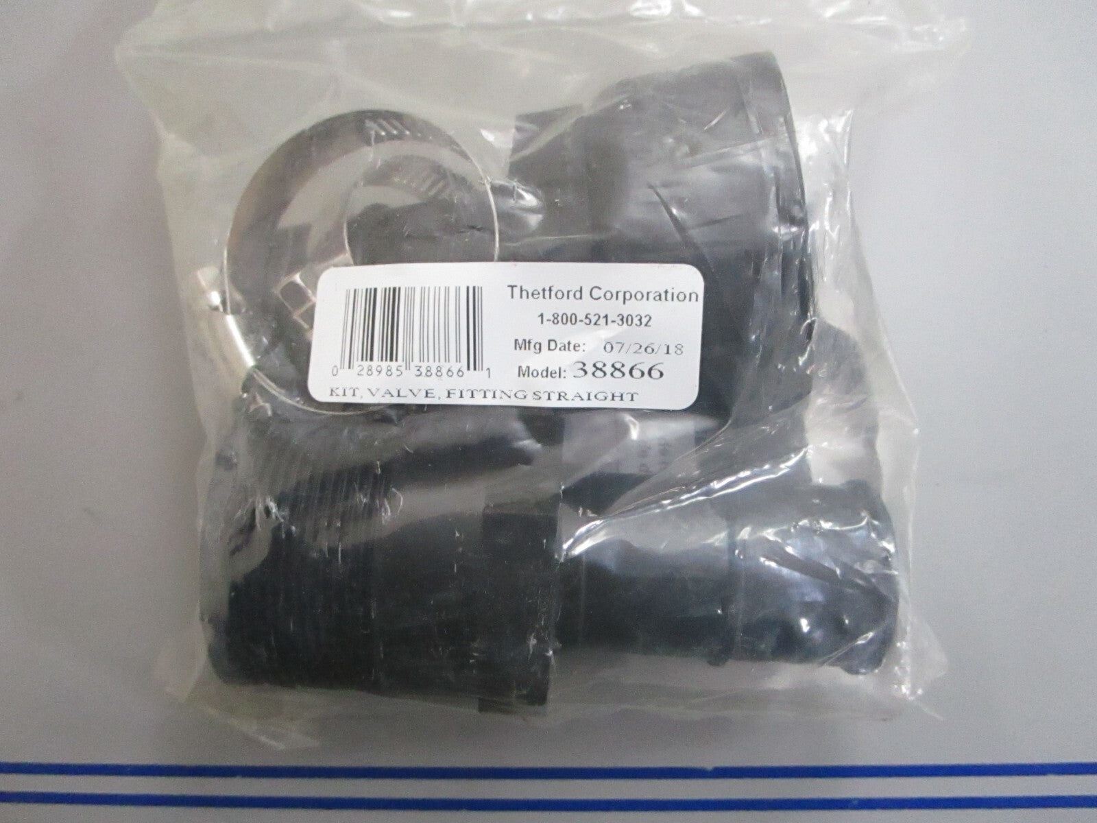 *NEW* 0820 Thetford Marine Fitting Straight Valve Kit 38866