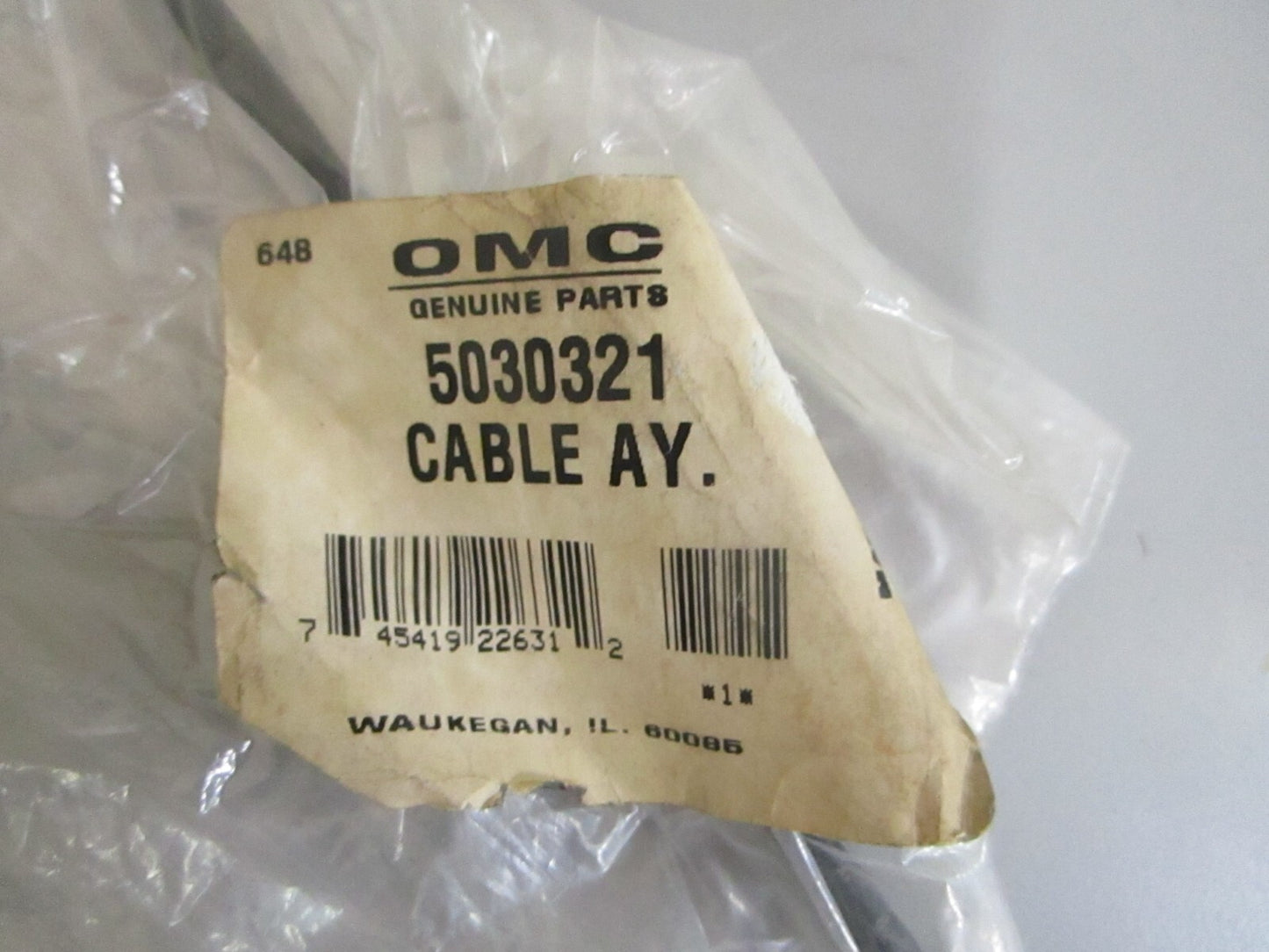 *NEW OEM* 0820 OMC Johnson Evinrude Cable Ay 5030321