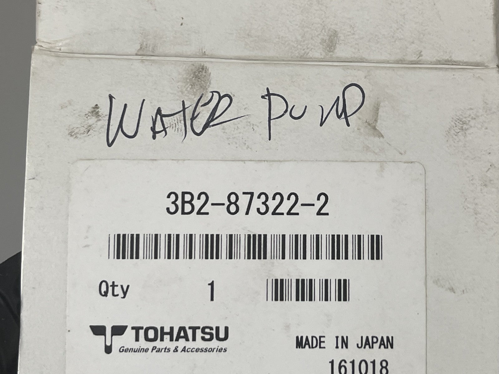 NEW OEM 3B2-87322-2 Nissan Tohatsu Water Pump Kit 0670