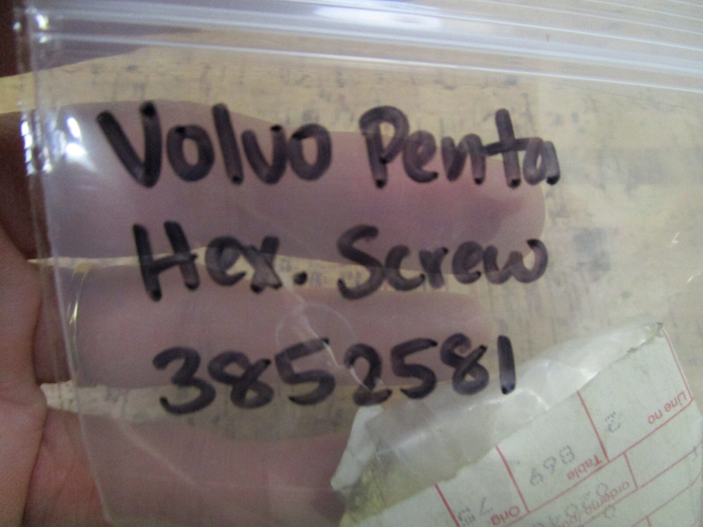 *NEW OEM* 0750 Volvo Penta HEX SCREW 3852581