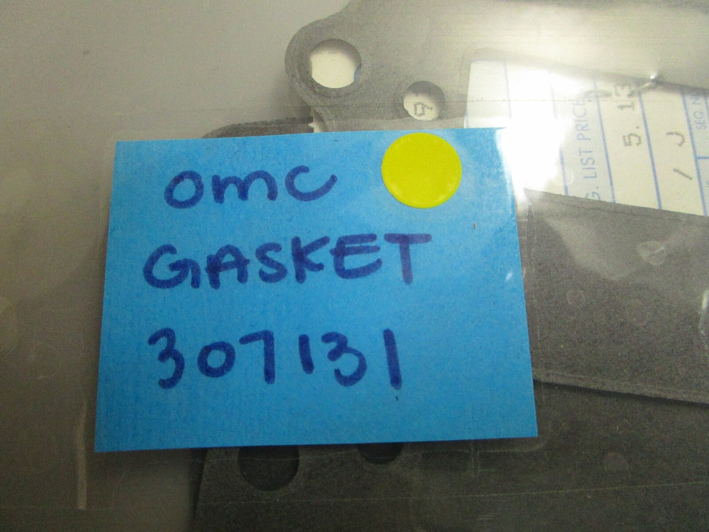*NEW OEM* (LOT OF 2) 0810 OMC Johnson Evinrude Gasket 307131 0307131
