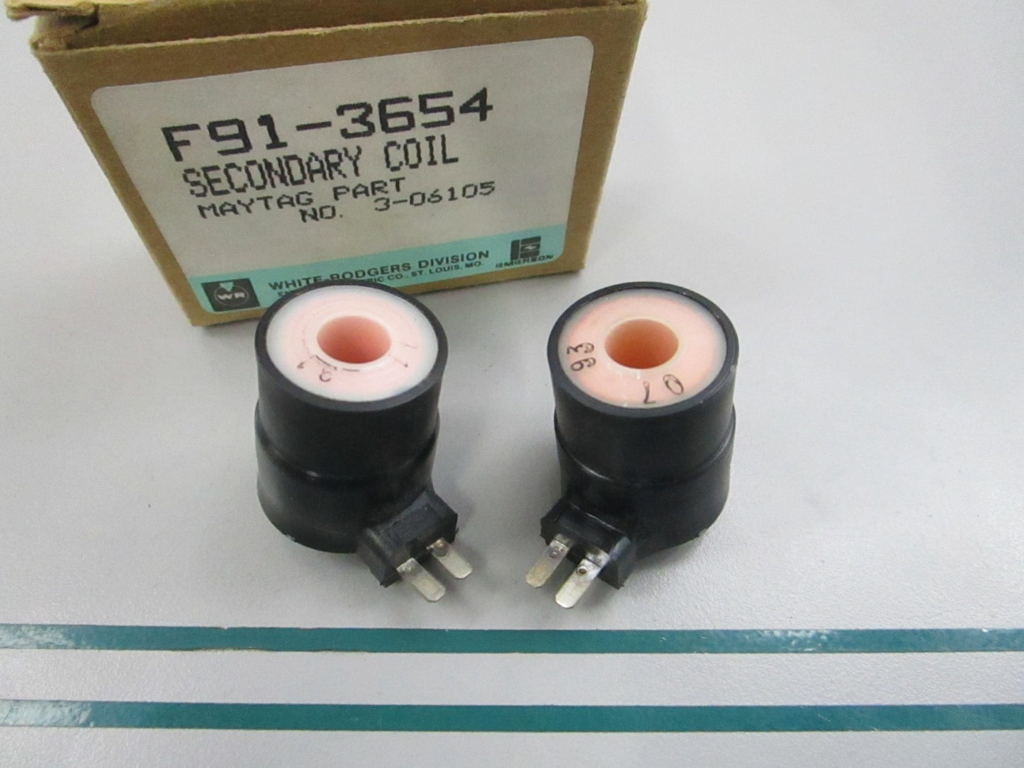 NEW OEM (LOT OF 2) F91-3654 Maytag Secondary Coil 0810