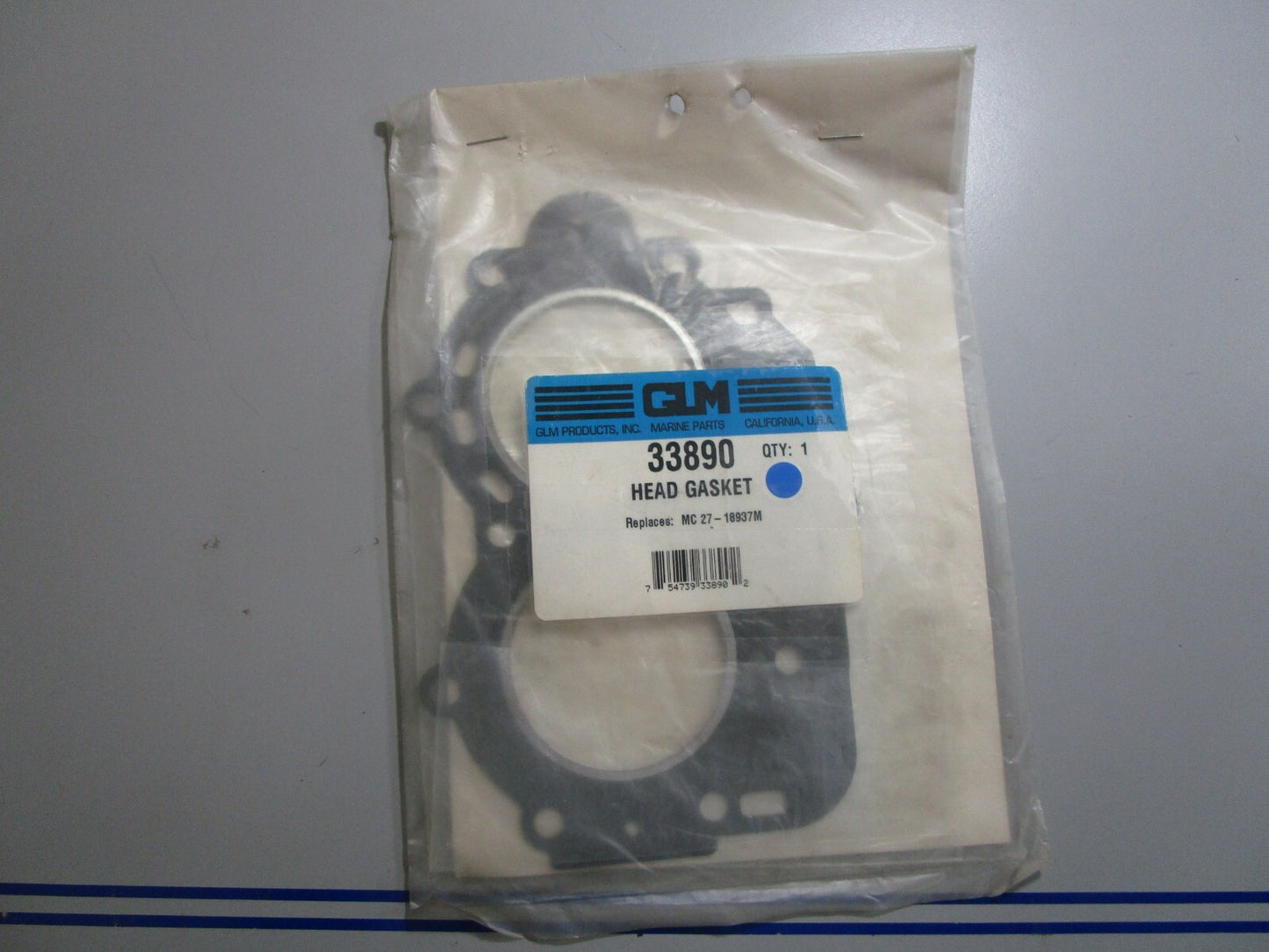 *NEW* 0770 GLM Marine Head Gasket 33890 Replaces MC 27-18937M