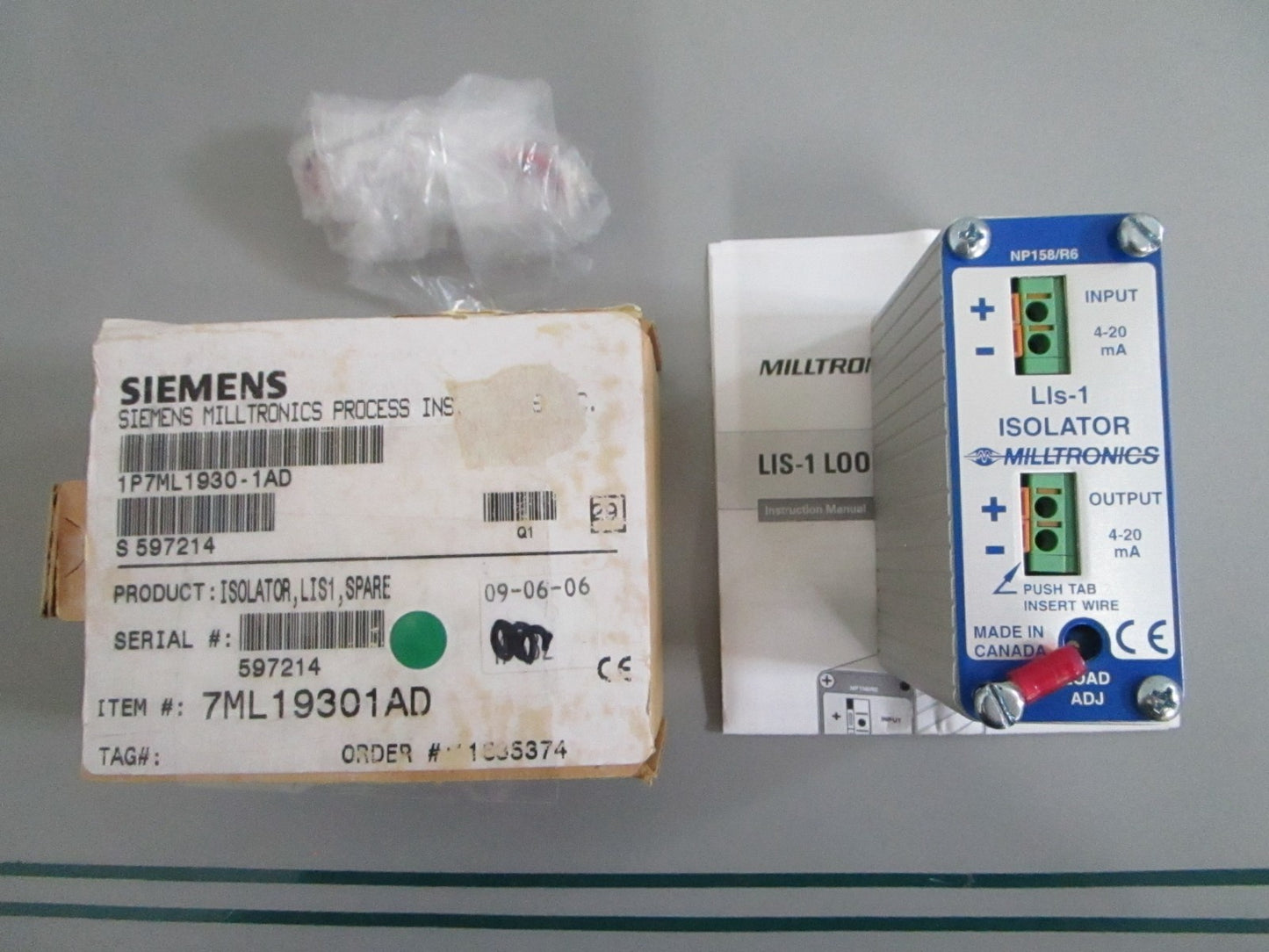 Siemens Milltronics 7ML1930-1AD Level Isolator NOS Genuine NEW OEM 0820