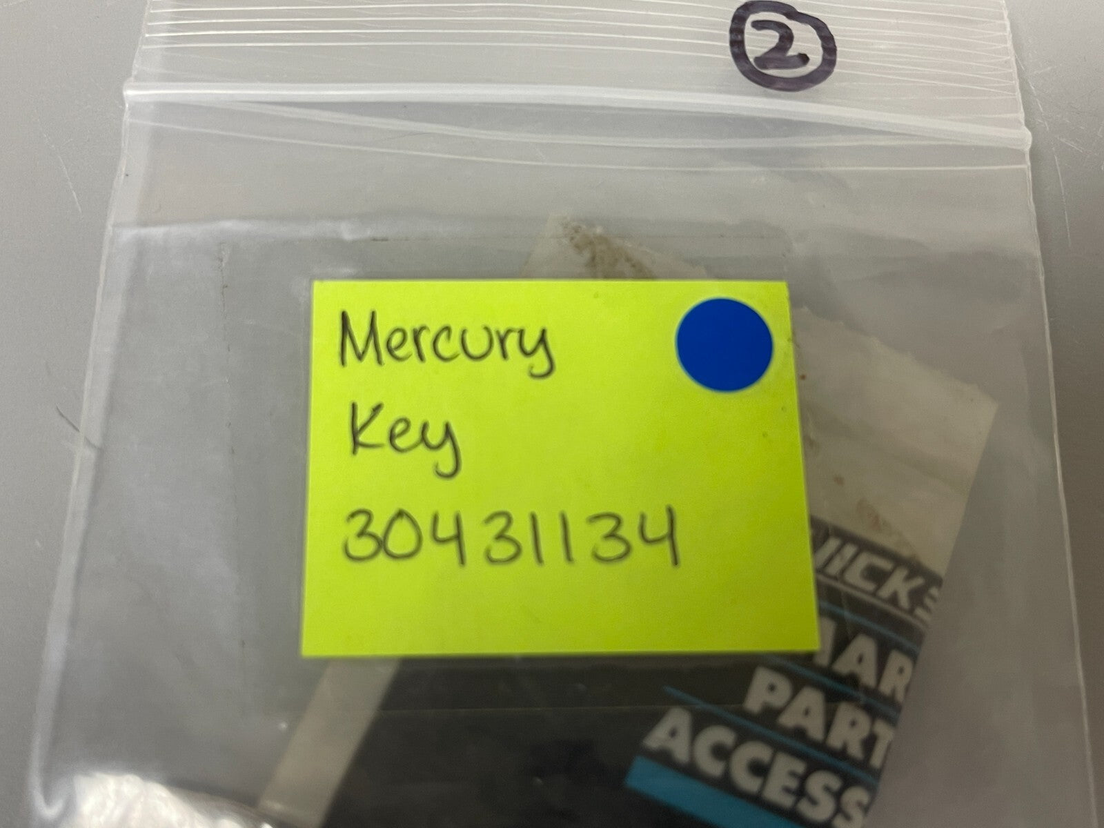 *NEW OEM* 0810 Mercury Quicksilver Key 30431134