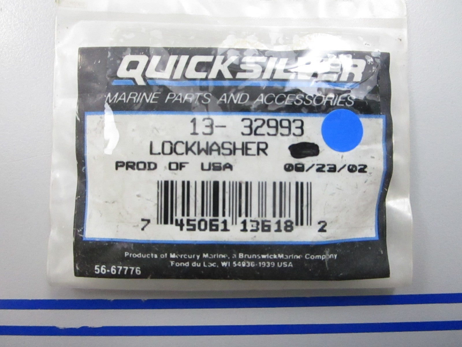 *NEW OEM* (LOT OF 5) 0810 Mercury Quicksilver Lockwasher 13-32993