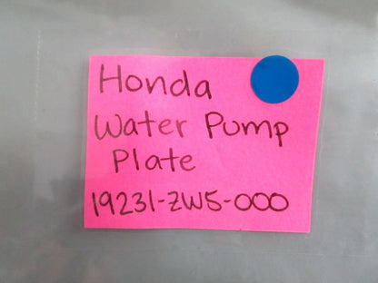 NEW OEM 19231-ZW5-000 Honda Water Pump Plate 0820