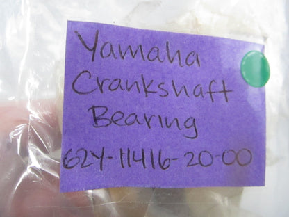 NEW OEM (LOT OF 2) 62Y-11416-20-00 Yamaha Crankshaft Bearing 0810