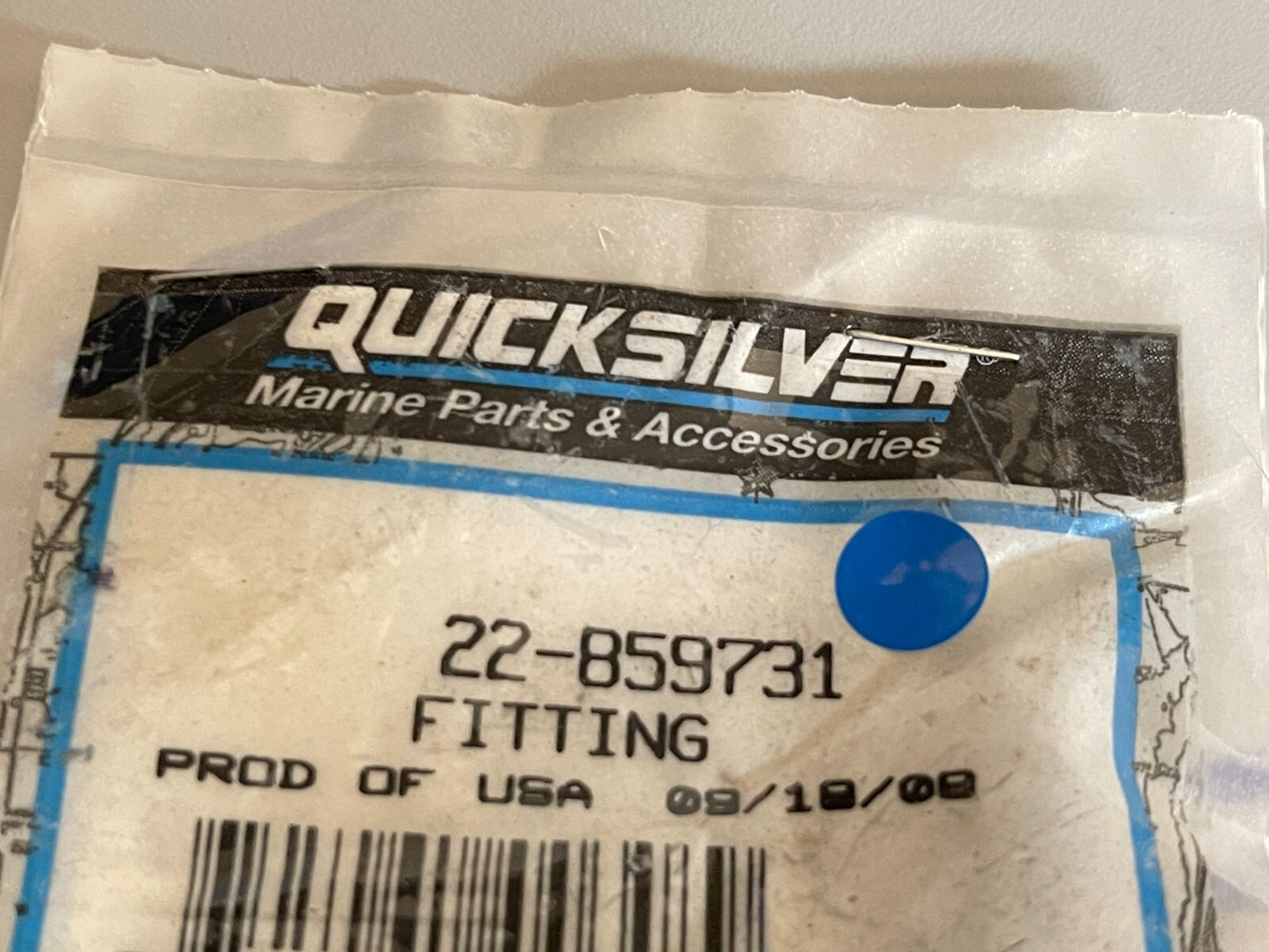 *NEW OEM* (LOT OF 2) 0810 Mercury Quicksilver Fitting 22-859731