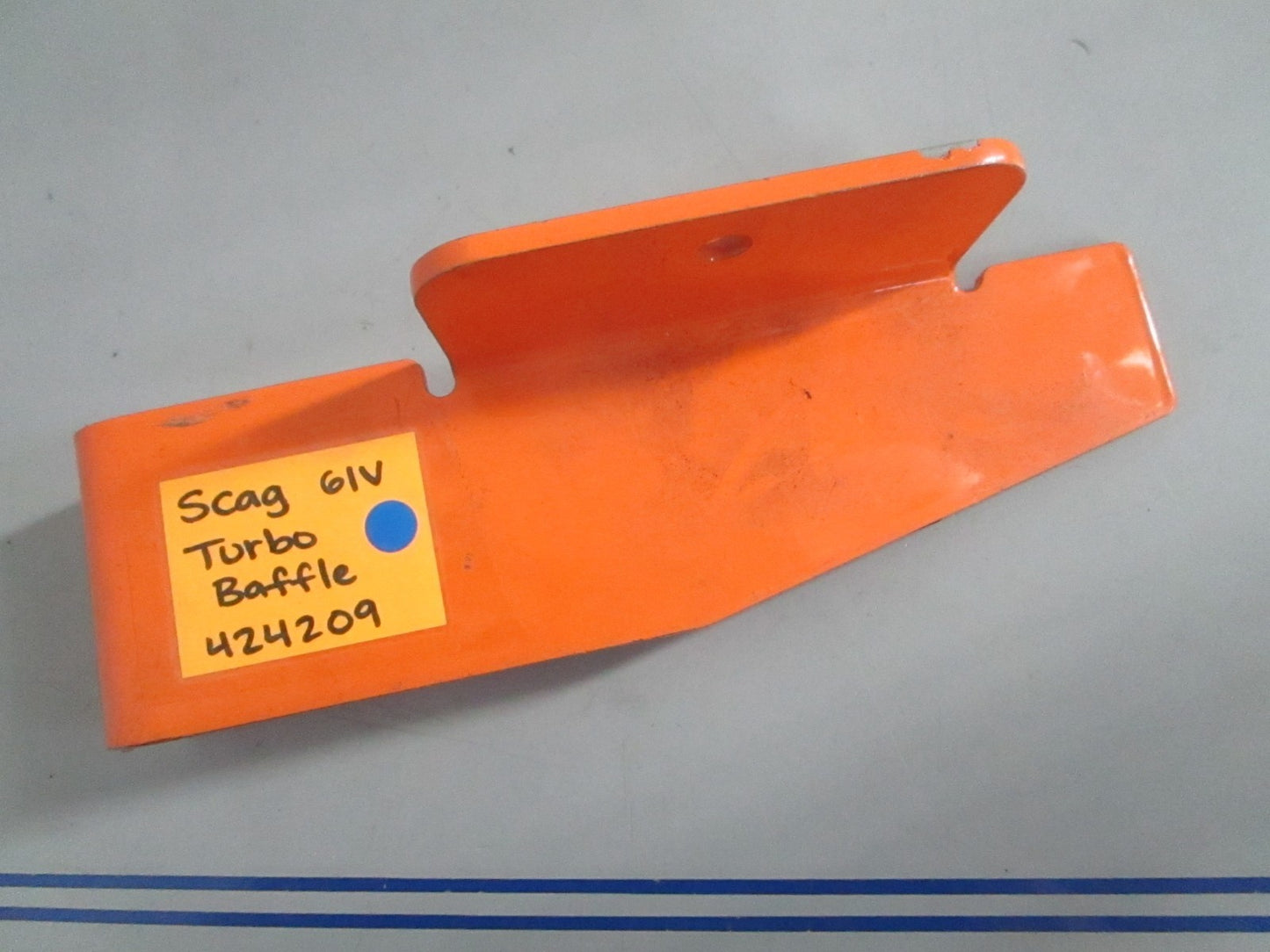 NEW OEM 424209 Scag 61V Turbo Baffle 0820