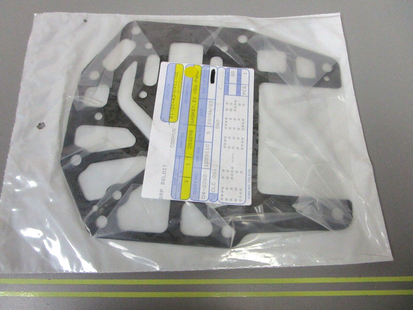 *NEW OEM* 0810 OMC Johnson Evinrude Exhaust Housing Gasket 353298 0353298