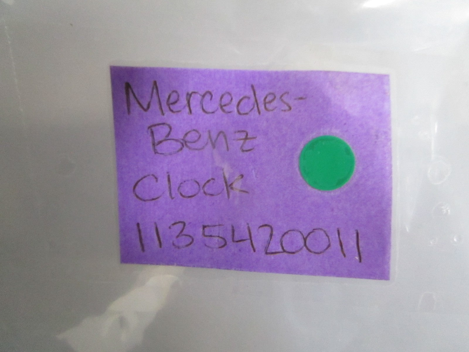 NEW OEM 1135420011 Mercedes-Benz Clock 0820