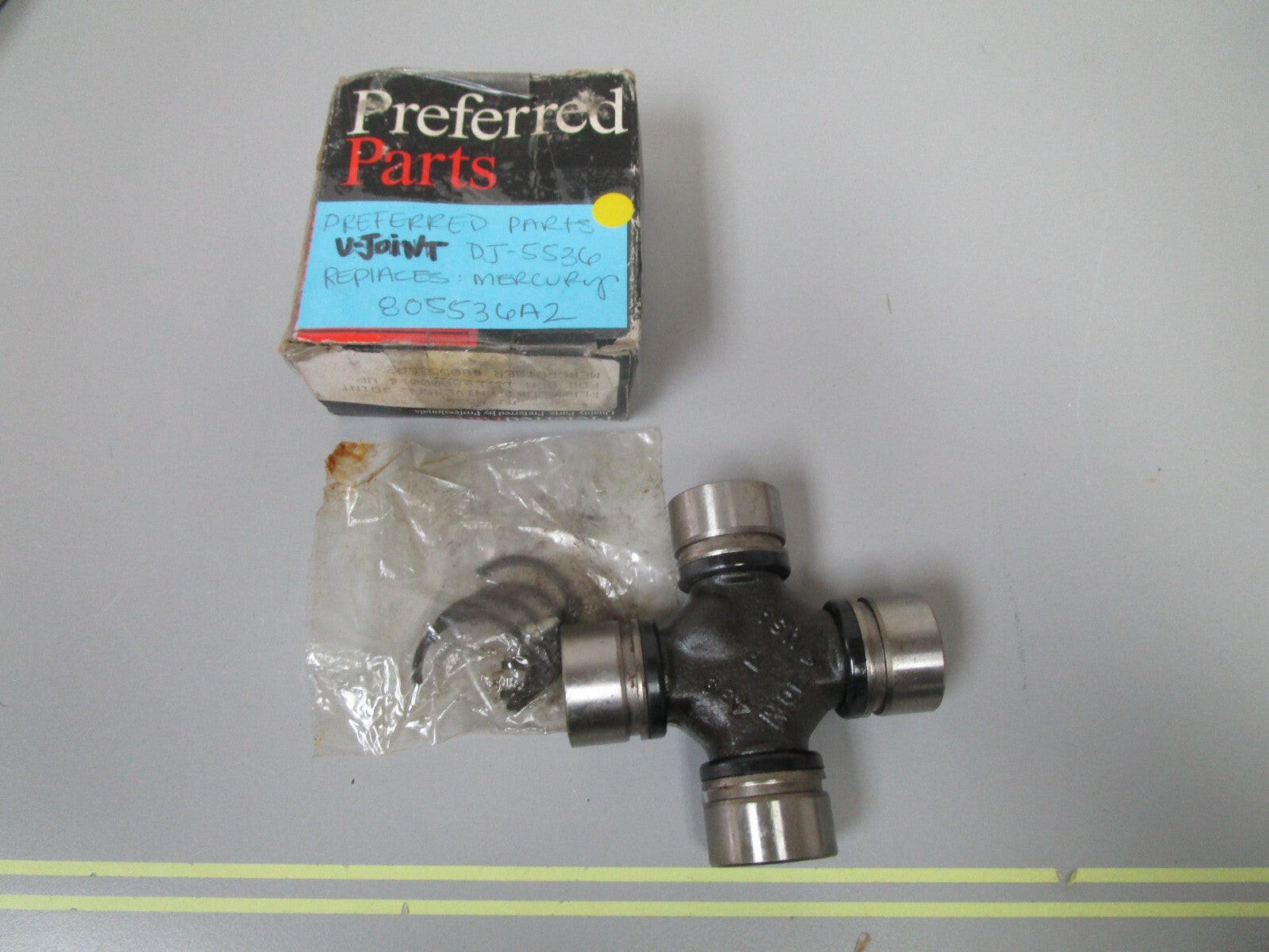 *NEW* 0720 Preferred Parts U-Joint DJ-5536 Replaces: Mercury 805536A2