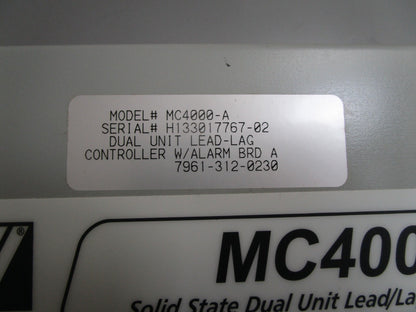*NEW* 0820 Bard Solid State Dual Unit Lead/Lag Controller MC4000-A