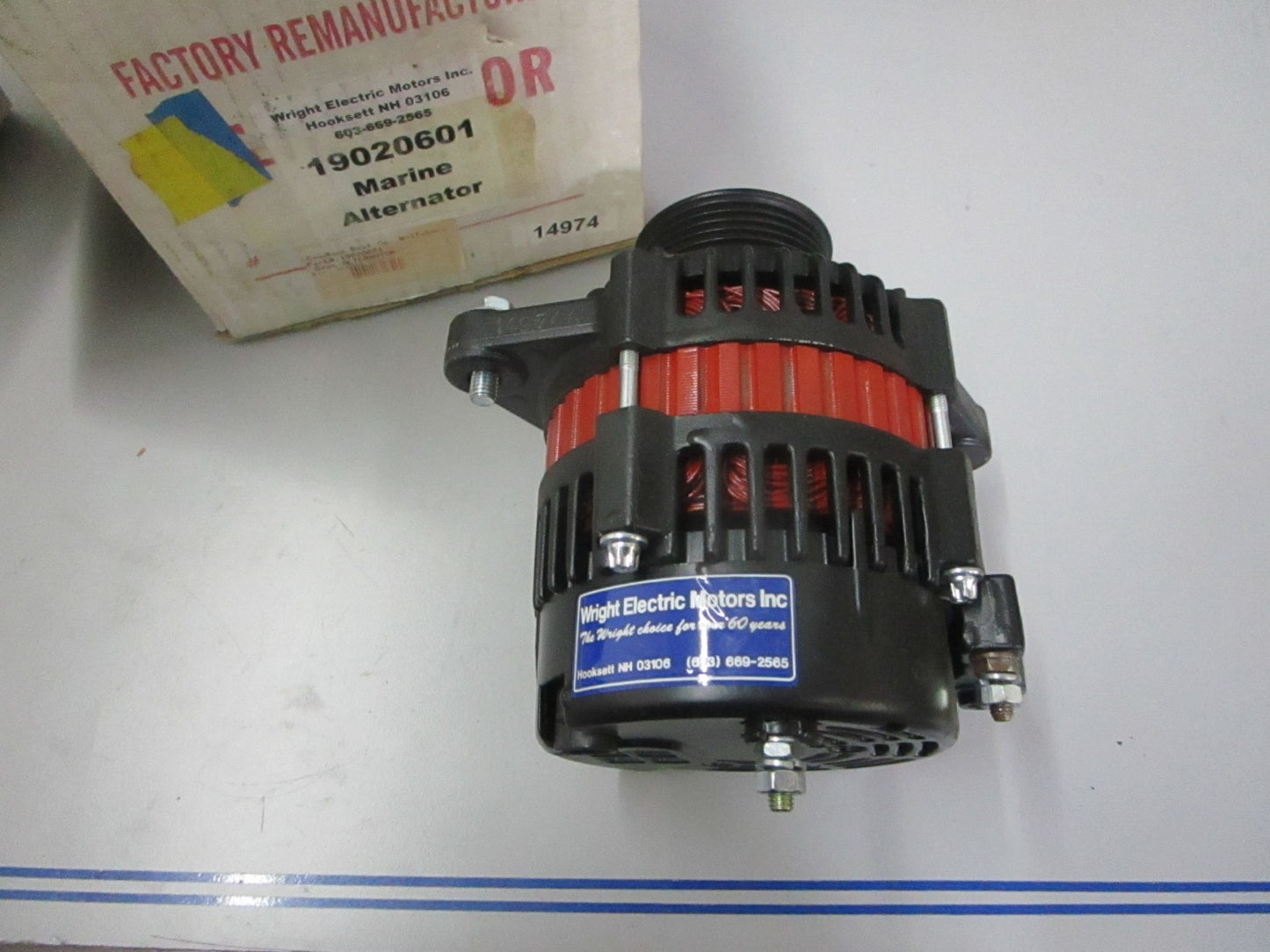 *NEW* 0720 Wright Electric 12V 70AMP Alternator 19020601 Replace: 862031 862031T