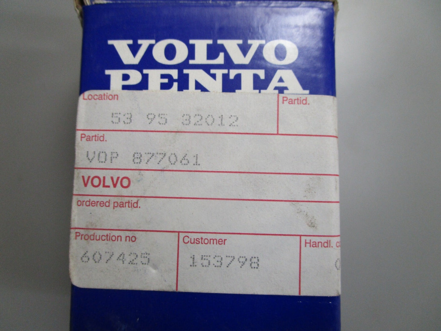 *NEW OEM* 0820 Volvo Penta Impeller Kit 877061 24139377