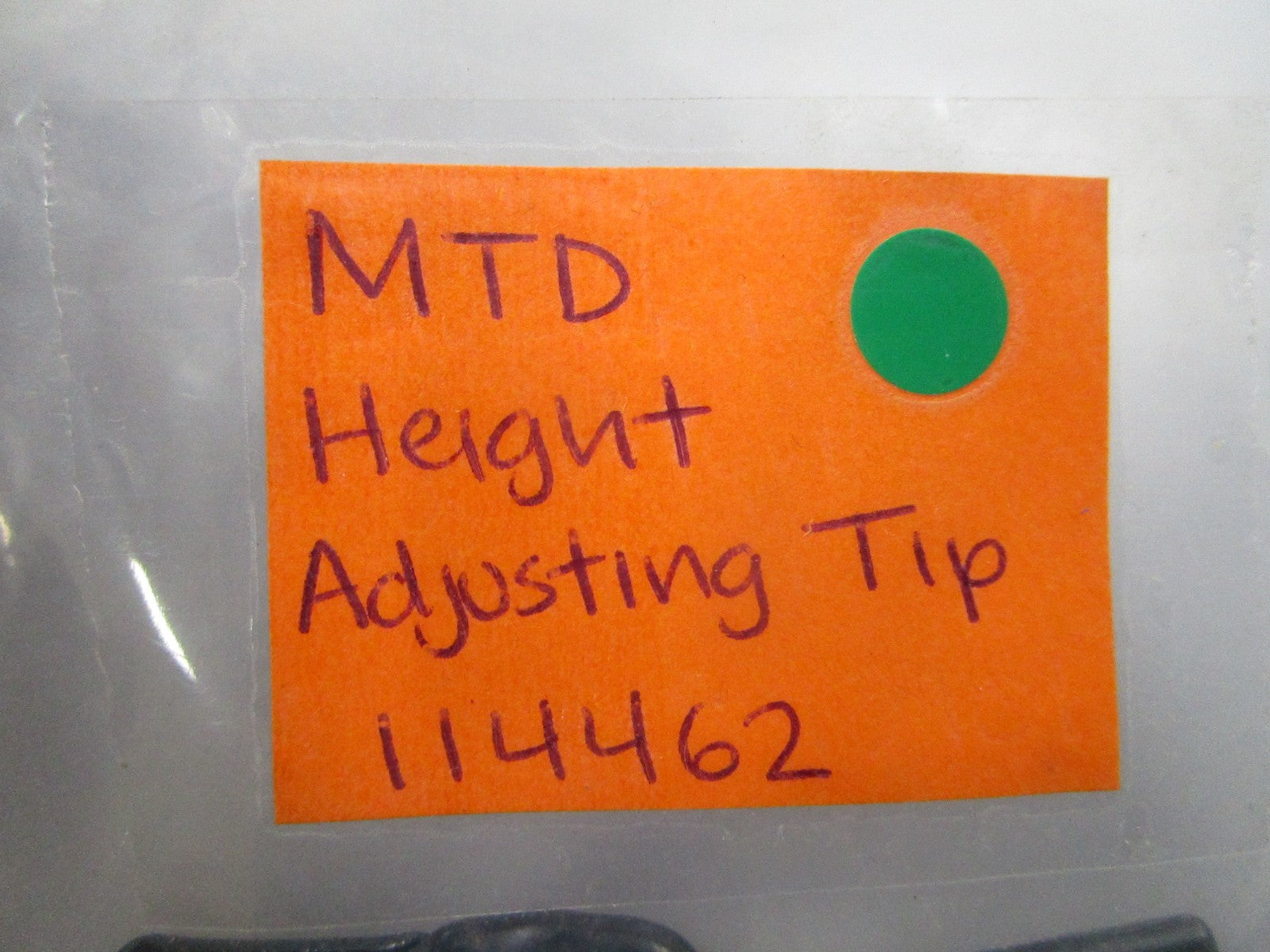 NEW OEM 114462 MTD Height Adjusting Tip 0810