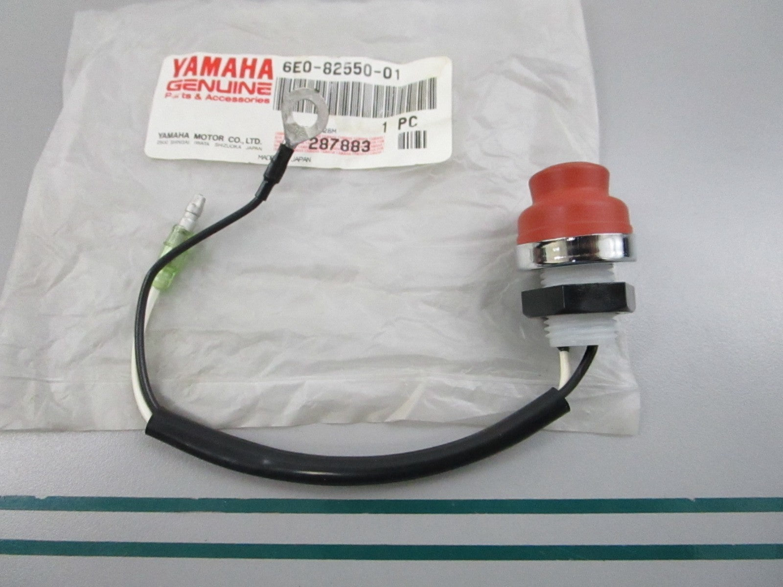 NEW OEM 6E0-82550-01-00 Yamaha Stop/Switch Assembly 0810