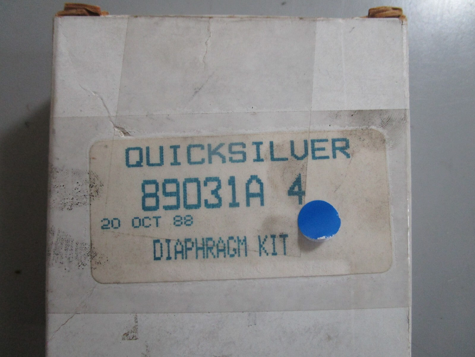 *NEW OEM* 0810 Mercury Quicksilver Diaphragm Kit 89031A 4