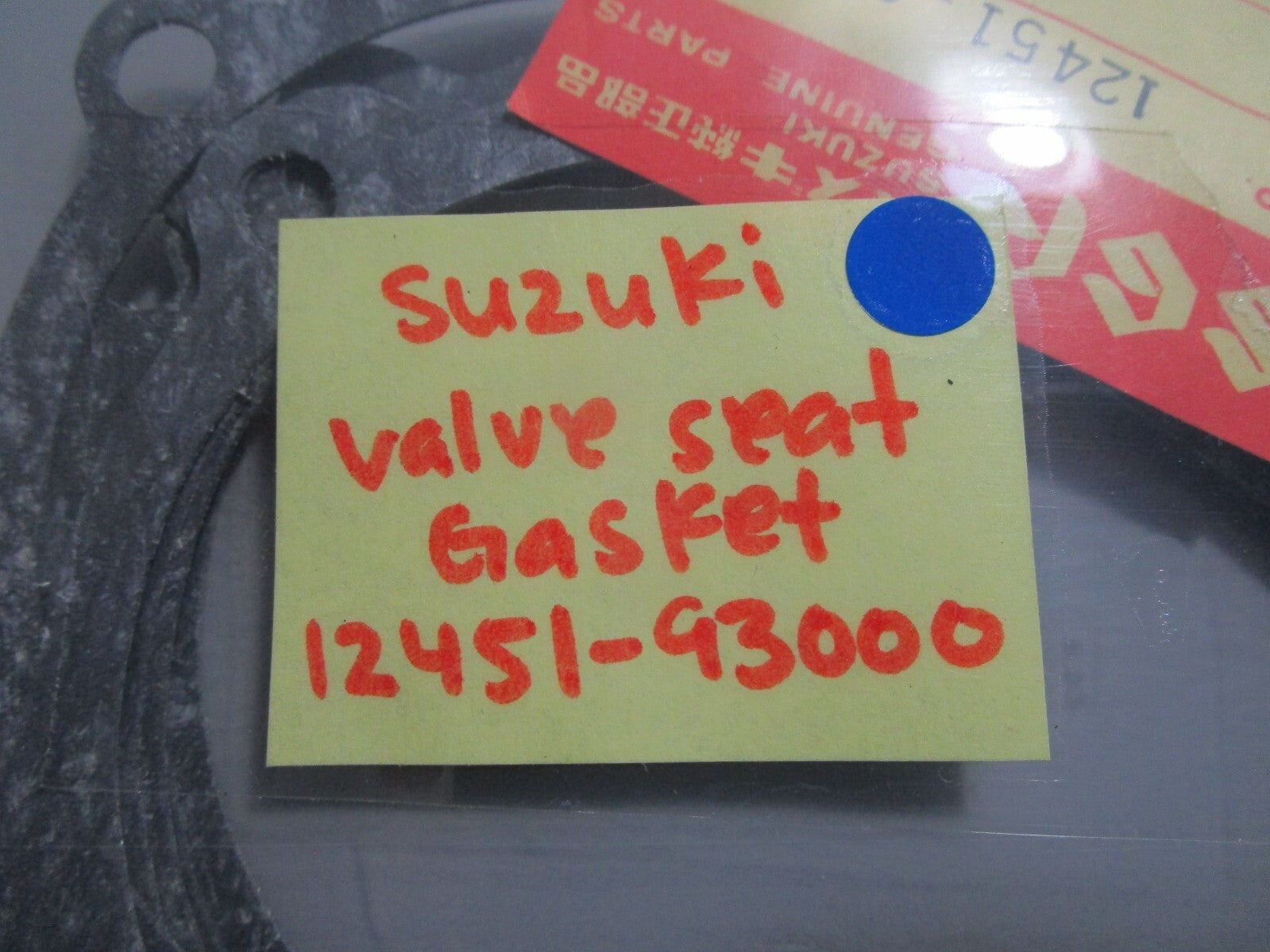 *NEW OEM* 0810 Suzuki Valve Seat Gasket 12451-93000