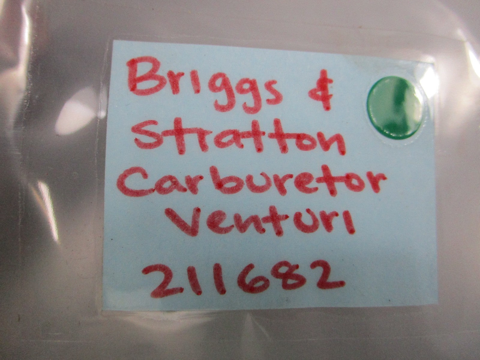 NEW OEM 211682 Briggs & Stratton Carburetor Venturi 0810