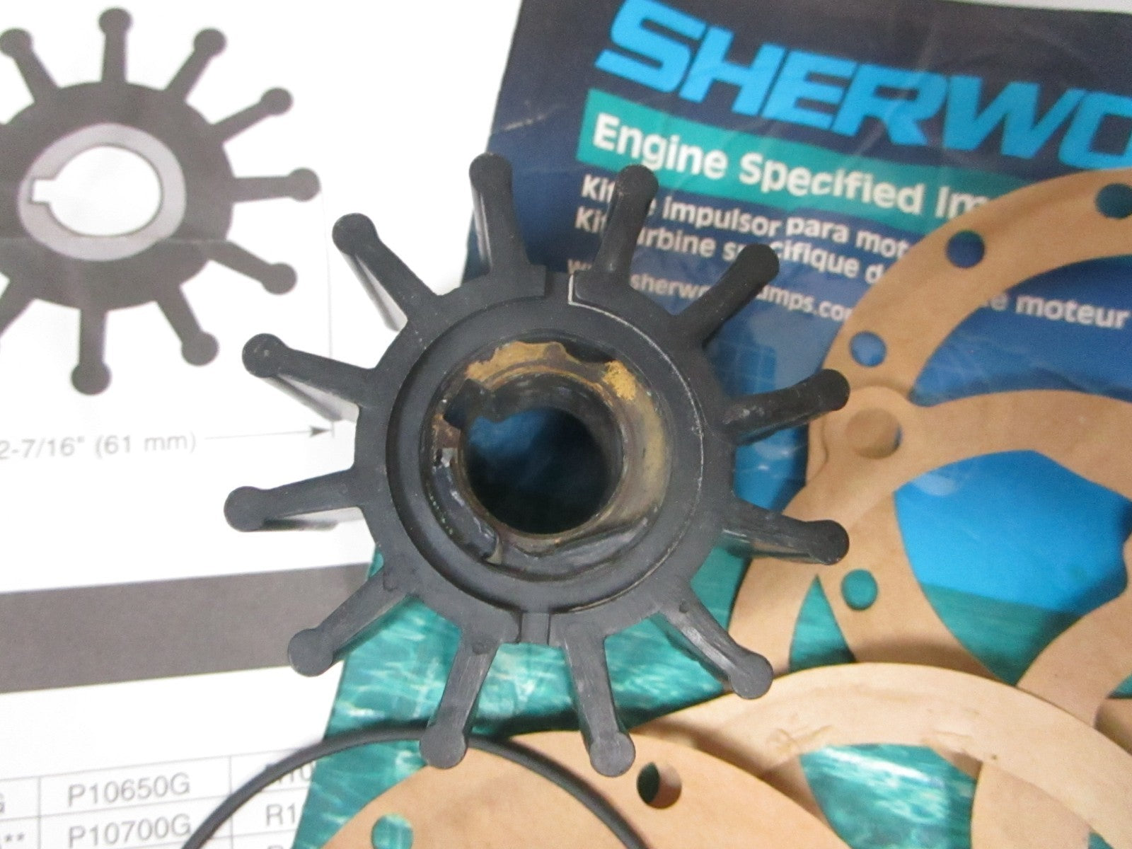 NEW OEM 09959K Sherwood Impeller Kit 0720