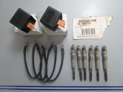 *NEW OEM* 0820 Mercury Quicksilver Glow Plug Kit 33-802737