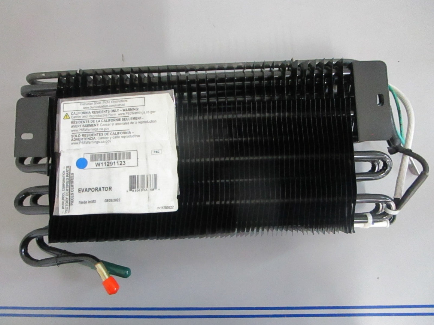 *NEW OEM* 0820 Whirlpool Evaporator W11291123