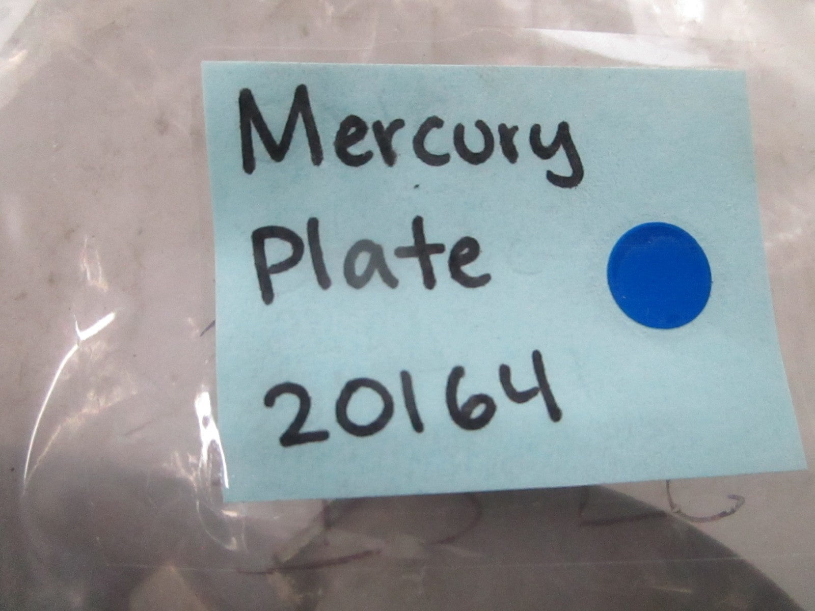 *NEW OEM* 0810 Mercury Quicksilver Plate 20164