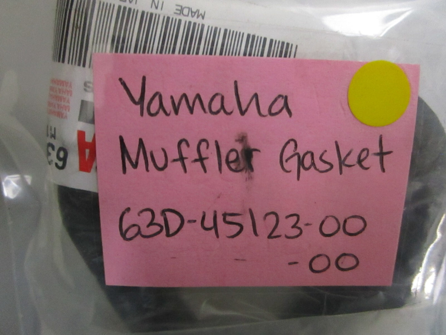 *NEW OEM* 0810 Yamaha Muffler Gasket 63D-45123-00-00