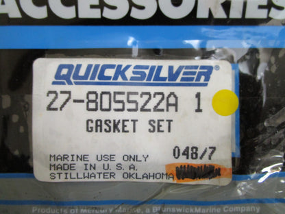 *NEW OEM* 0820 Mercury Quicksilver Gasket Set 27-805522A 1
