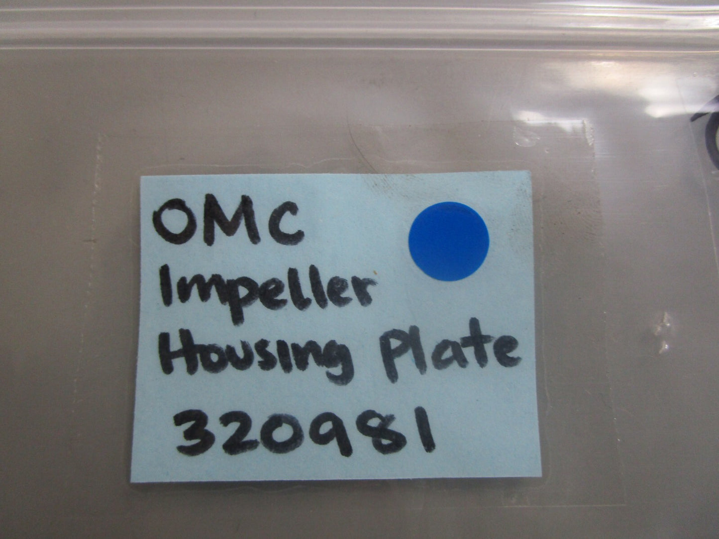 *NEW OEM* 0810 OMC Johnson Evinrude Impeller Housing Plate 320981 0320981