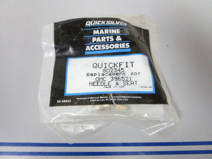 *NEW OEM* 0810 Mercury Quicksilver Quickfit Needle & Seat 802345 Rep: OMC 396521