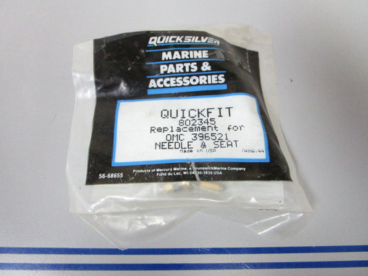 *NEW OEM* 0810 Mercury Quicksilver Quickfit Needle & Seat 802345 Rep: OMC 396521