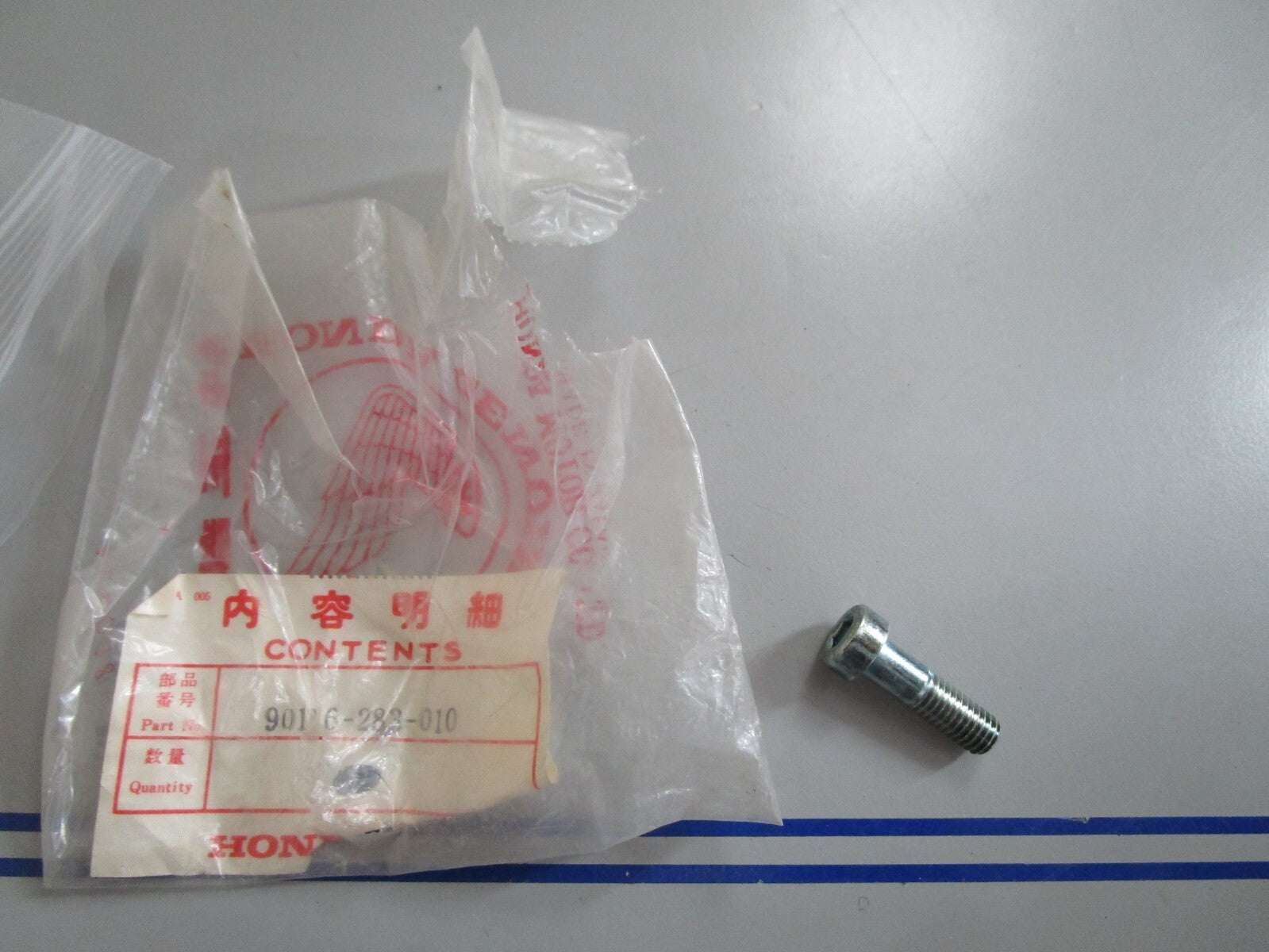 *NEW OEM* 0810 Honda Bolt 90116-283-010