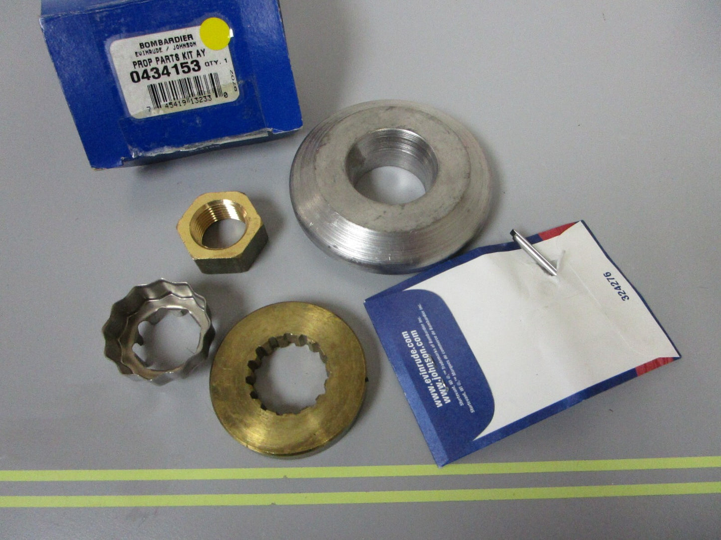 *NEW OEM* 0810 OMC Johnson Evinrude Prop Parts & Kit Assembly 434153 0434153