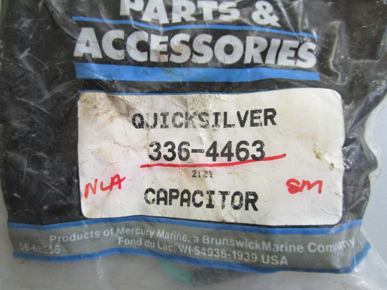 *NEW OEM* 0810 Mercury Quicksilver Condenser 336-4463