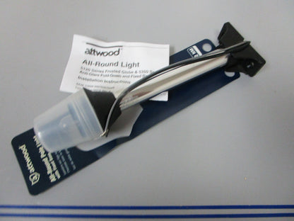 NEW OEM Attwood 5122-08-7 All Round Light Pole & Fixed Base 8" Assembly 0720