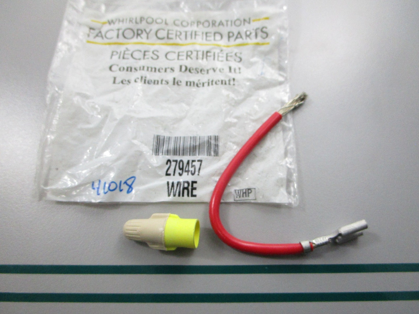 NEW OEM 279457 Whirlpool Wire 0810