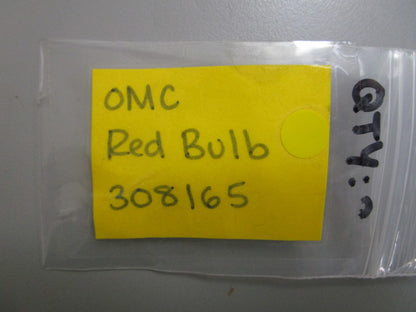 *NEW OEM* 0810 OMC Johnson Evinrude Red Bulb 308165 0308165