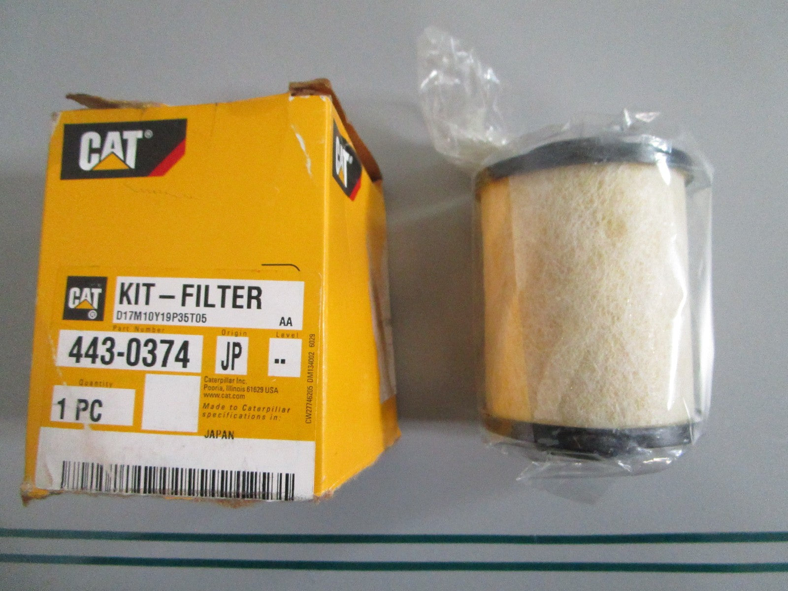 Caterpillar 443-0374 NEW OEM Oil Mist Separator Filter Kit CAT Engine NOS 0820