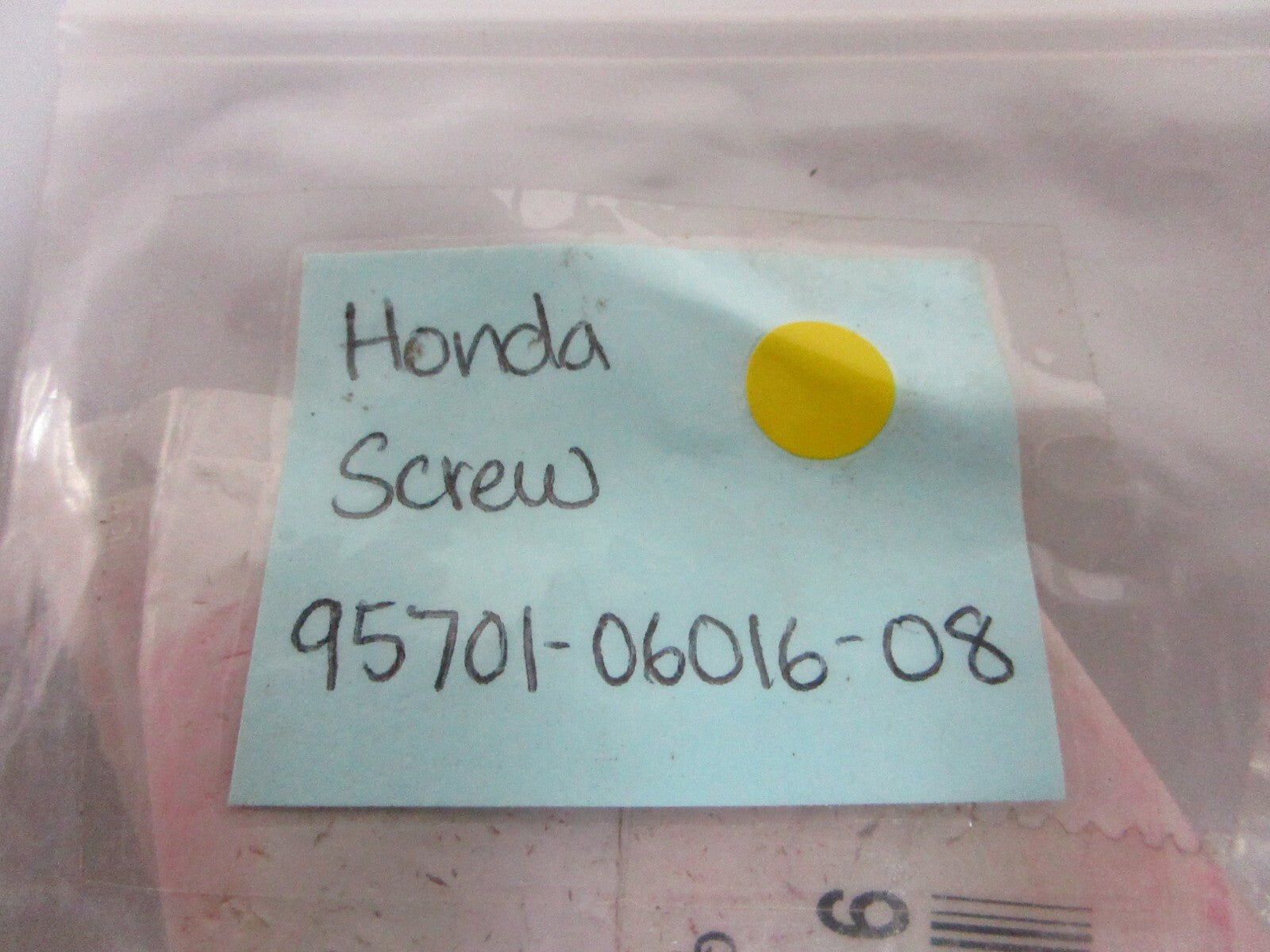 *NEW OEM* (LOT OF 2) 0750 Honda SCREW 95701-06016-08