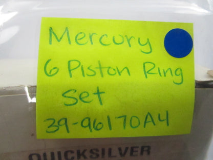 *NEW OEM* 0810 Mercury Quicksilver 6 Piston Ring Set 39-96170A4